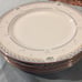 Mikasa Lot Of 5 Dinner Plates 10 1/2 Made In Japan White W/Lavender Gold Rim