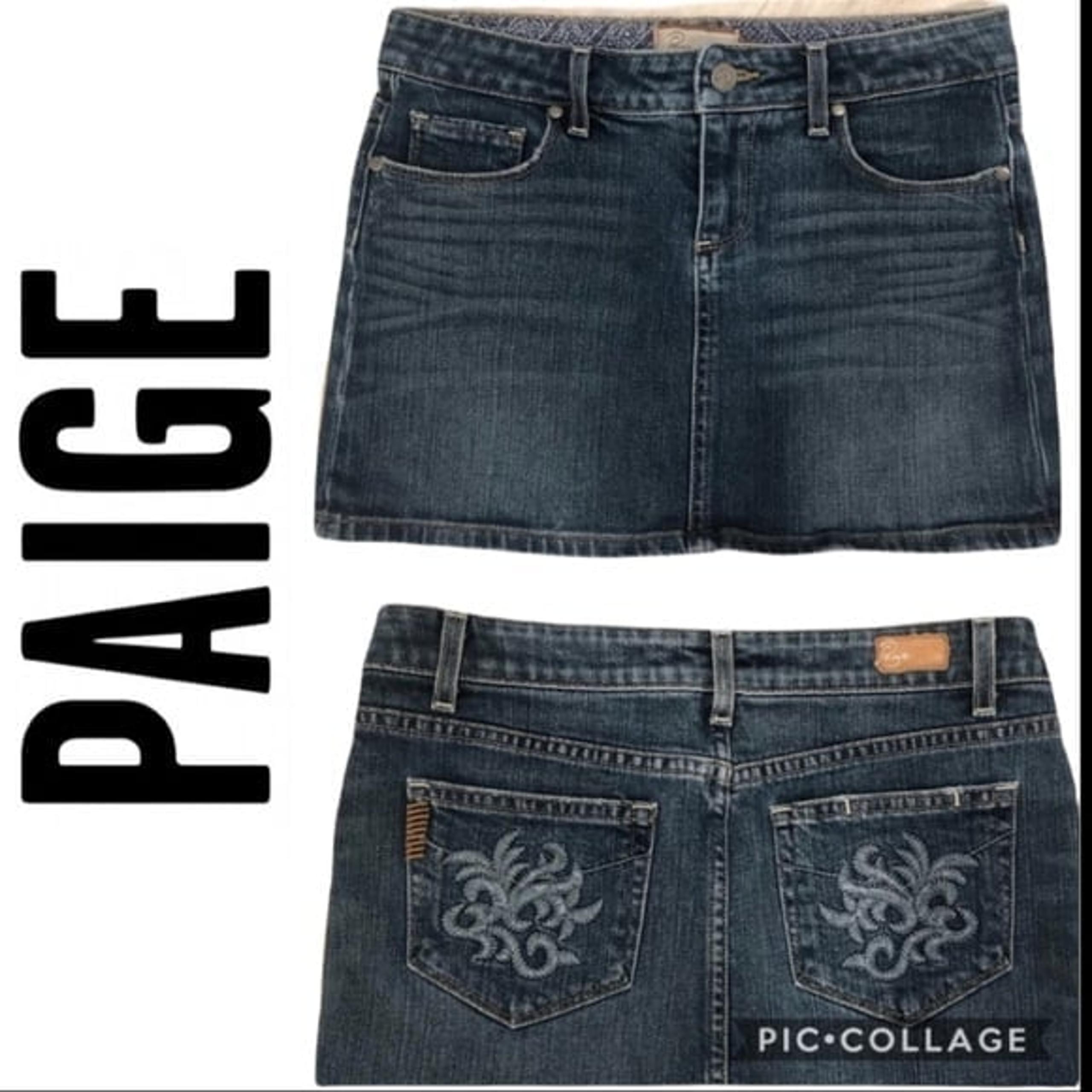 Paige Malibu Mini Denim Skirt Size 27