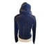 Vintage Y2K BeBe Hoodie Sweatshirt L Black Velour Bedazzled Rhinestones
