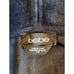 Vintage Y2K BeBe Hoodie Sweatshirt L Black Velour Bedazzled Rhinestones