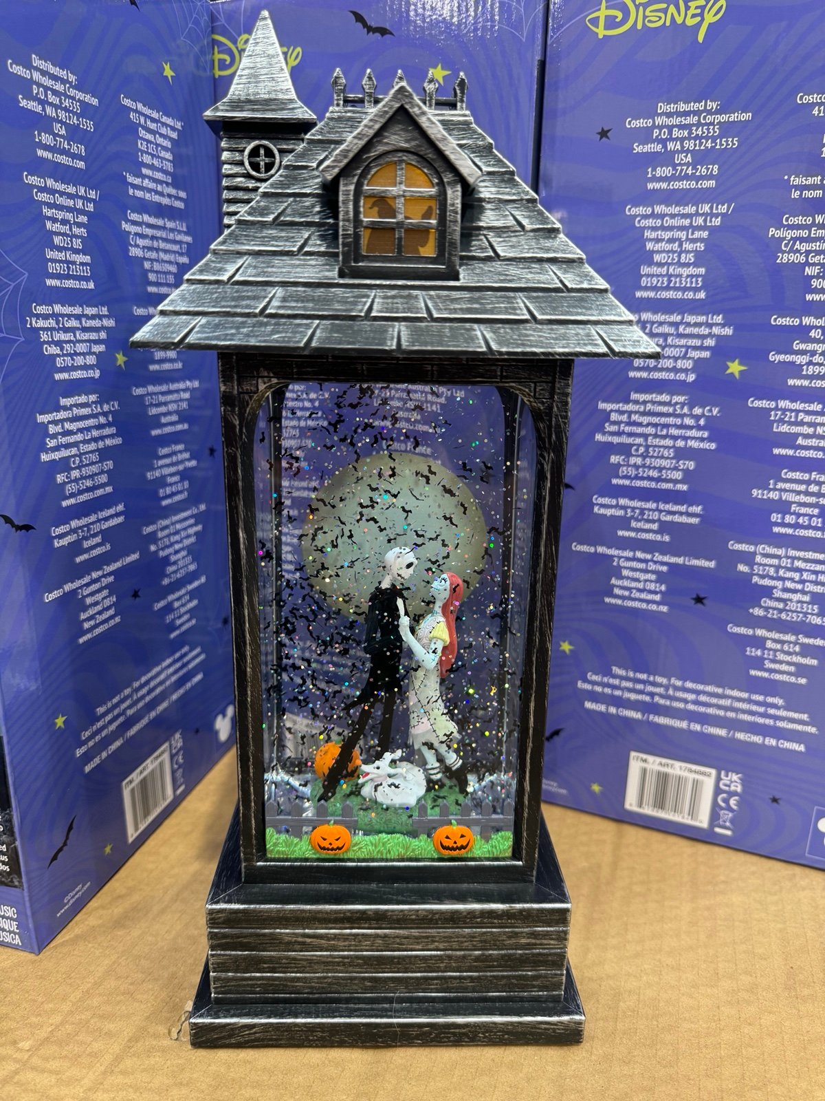 Halloween Disney Nightmare Before Christmas Musical Snow Globe Lantern Large app