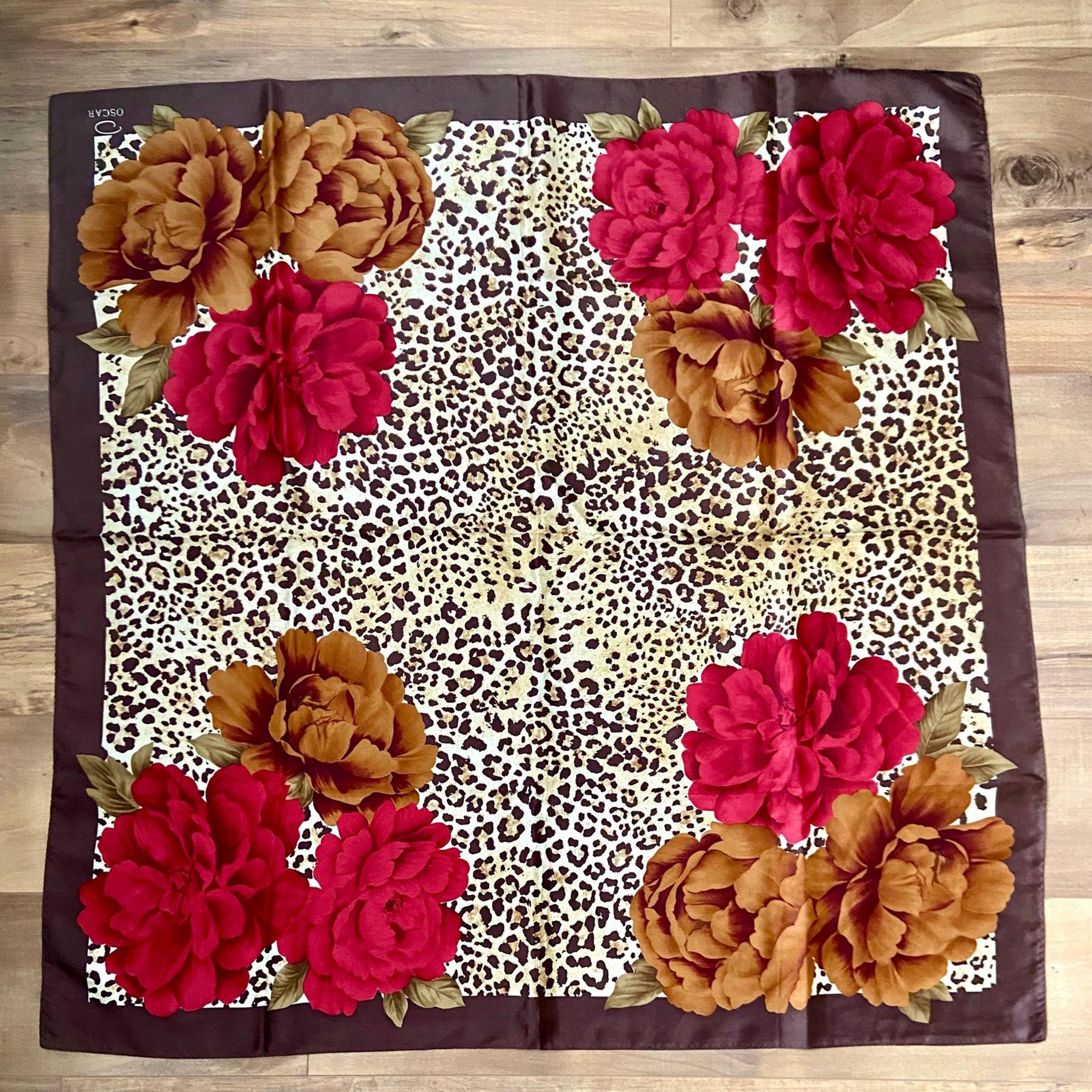 Oscar by Oscar de la Renta Silk Square Scarf