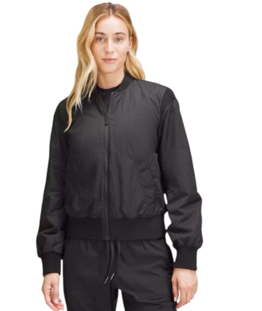 Lululemon Reversible Insulated Quilted Bomber Jacket Water Repellent