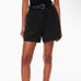 Aritzia wilfred Relaxed Fit Pleated Mid Thigh Chino Shorts Black 2