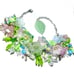 Glass Bead Fairy Flower Bouquet Bracelet
