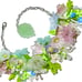 Glass Bead Fairy Flower Bouquet Bracelet