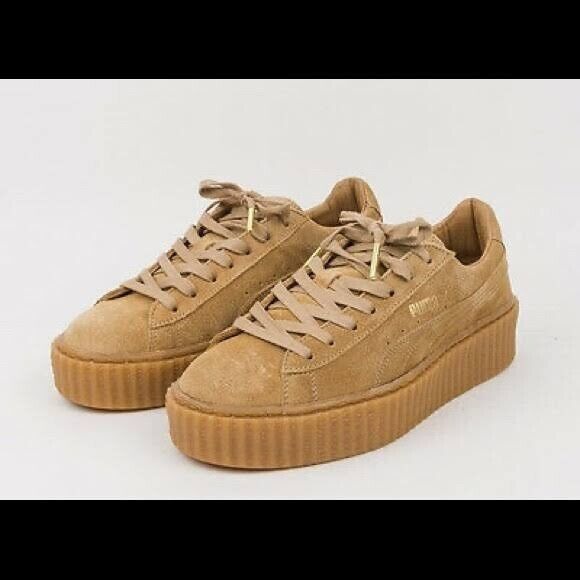 Puma Fenty Oatmeal Suede Creeper