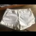 Tommy Girl white Shorts with baby-blue stripe lining inside pockets and shorts