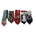 Lot Of 25 Damaged Cartoon Necktie Lot Reseller Disney Looney Tunes Peanuts Xmas