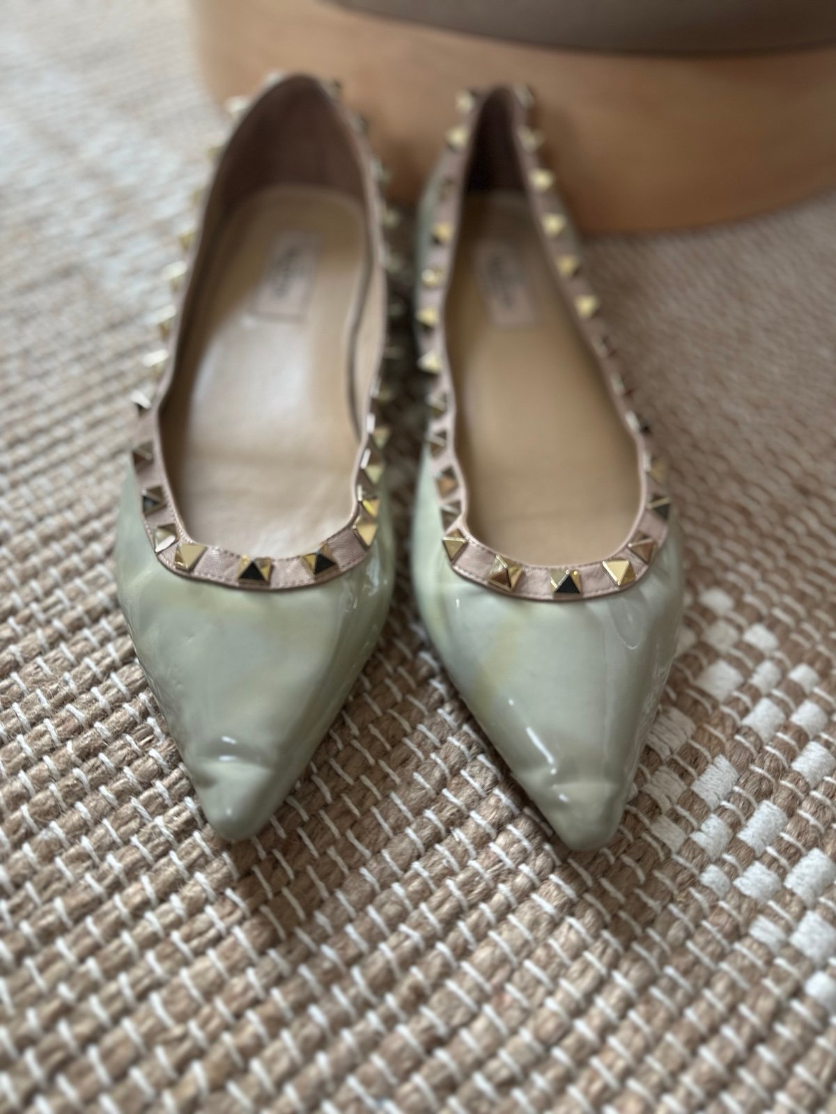 Authentic Valentino studded flats size 40