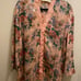 Victoria's Secret Vintage Gold Label Floral Night Shirt Size Large