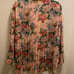 Victoria's Secret Vintage Gold Label Floral Night Shirt Size Large