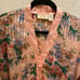 Victoria's Secret Vintage Gold Label Floral Night Shirt Size Large