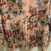 Victoria's Secret Vintage Gold Label Floral Night Shirt Size Large