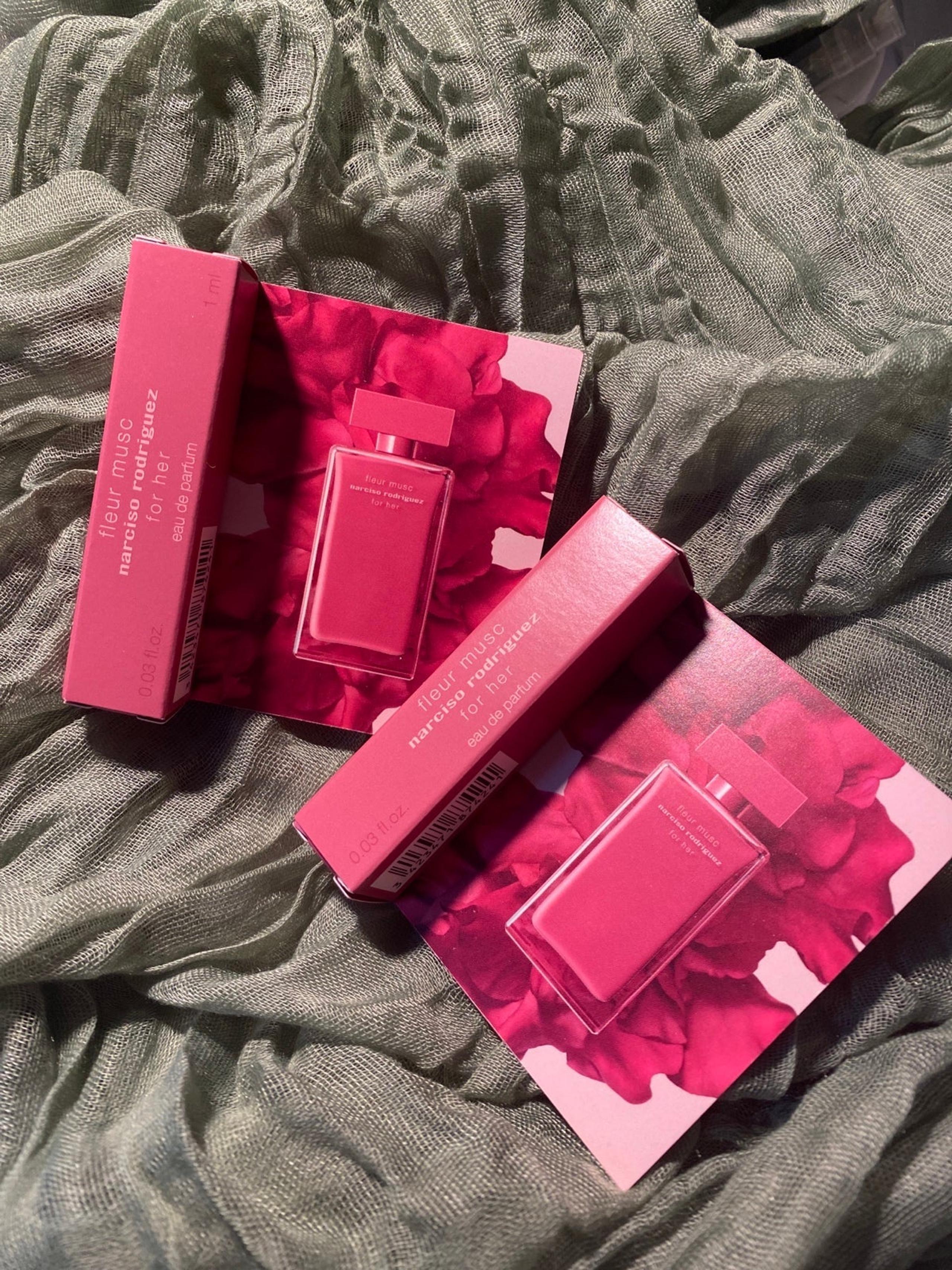 2 XFLEUR MUSC by Narciso Rodriguez EDP 1 ml (0.03 fl oz) Sample Brand New In Box