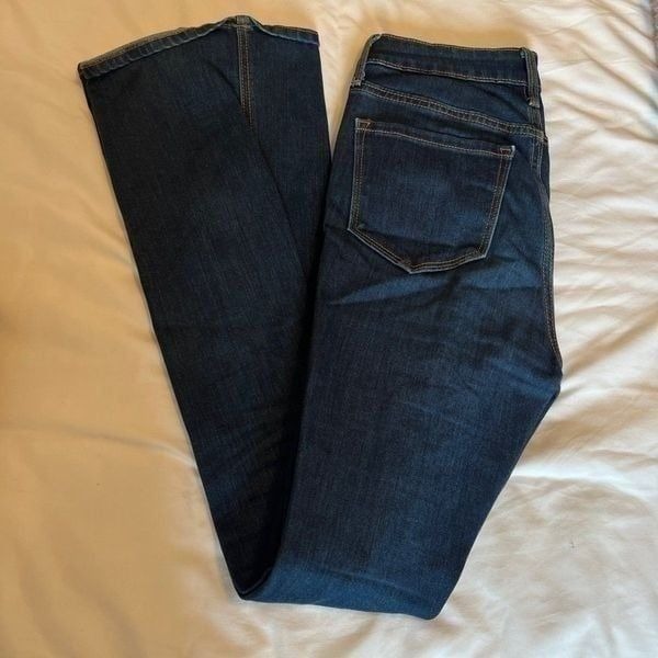 Old Navy Flare Extra High Rise Dark Wash Jeans size 2
