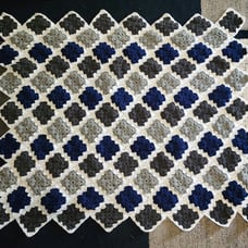 Crochet Baby Blanket with Hat