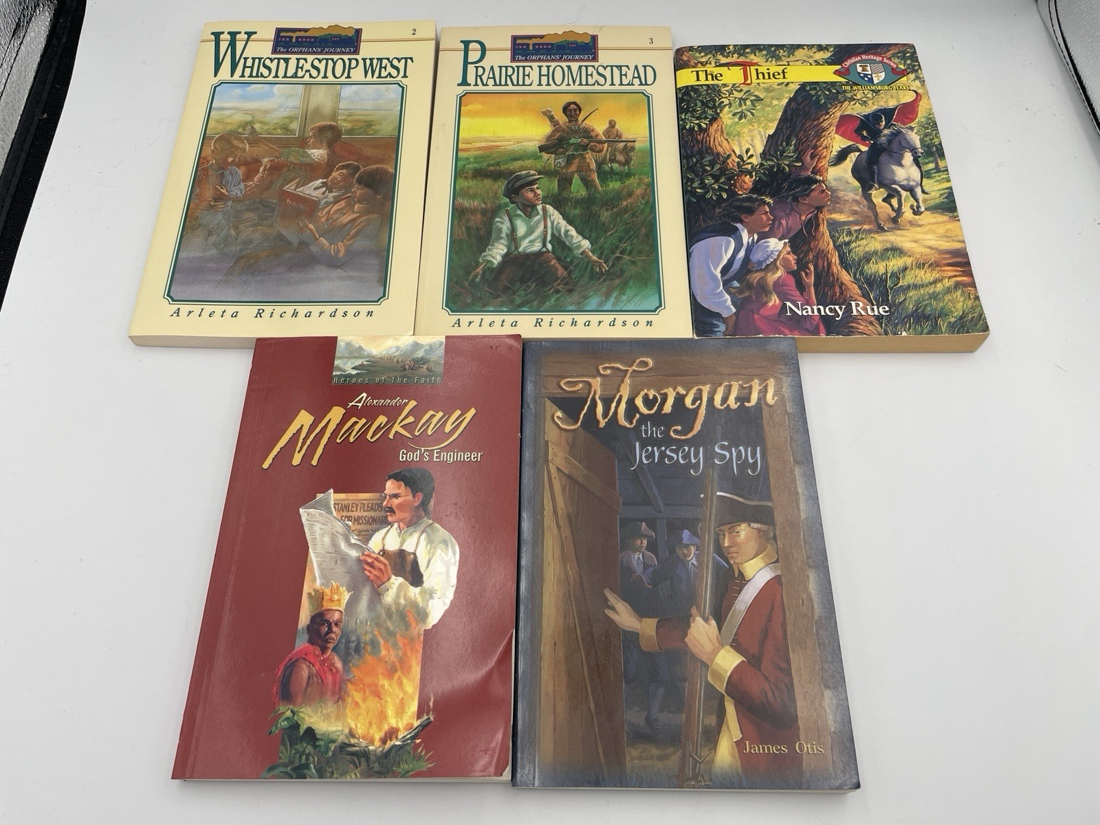 Lot of 5 Homeschool Books Orphans Journey Christian Heritage Living Books