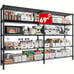 69 W Storage Shelves, Wire Shelving Load 1600LB Metal Shelves for Storage 5-Tie