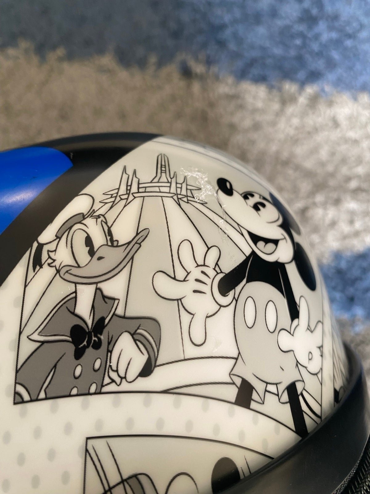 mickey mouse comic luggage