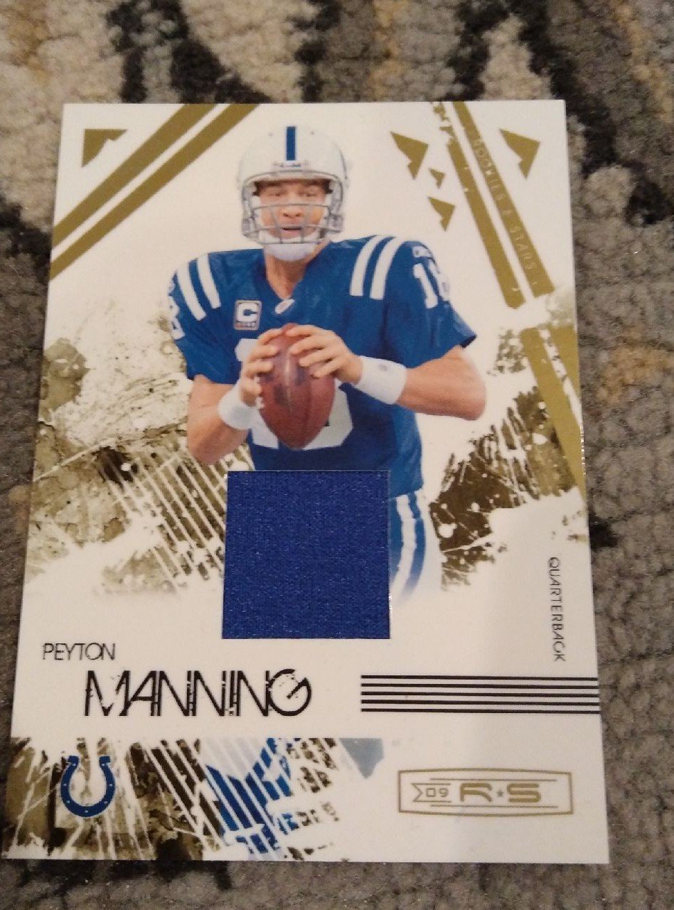 Peyton Manning Game-Used Jersey Gold Parallel