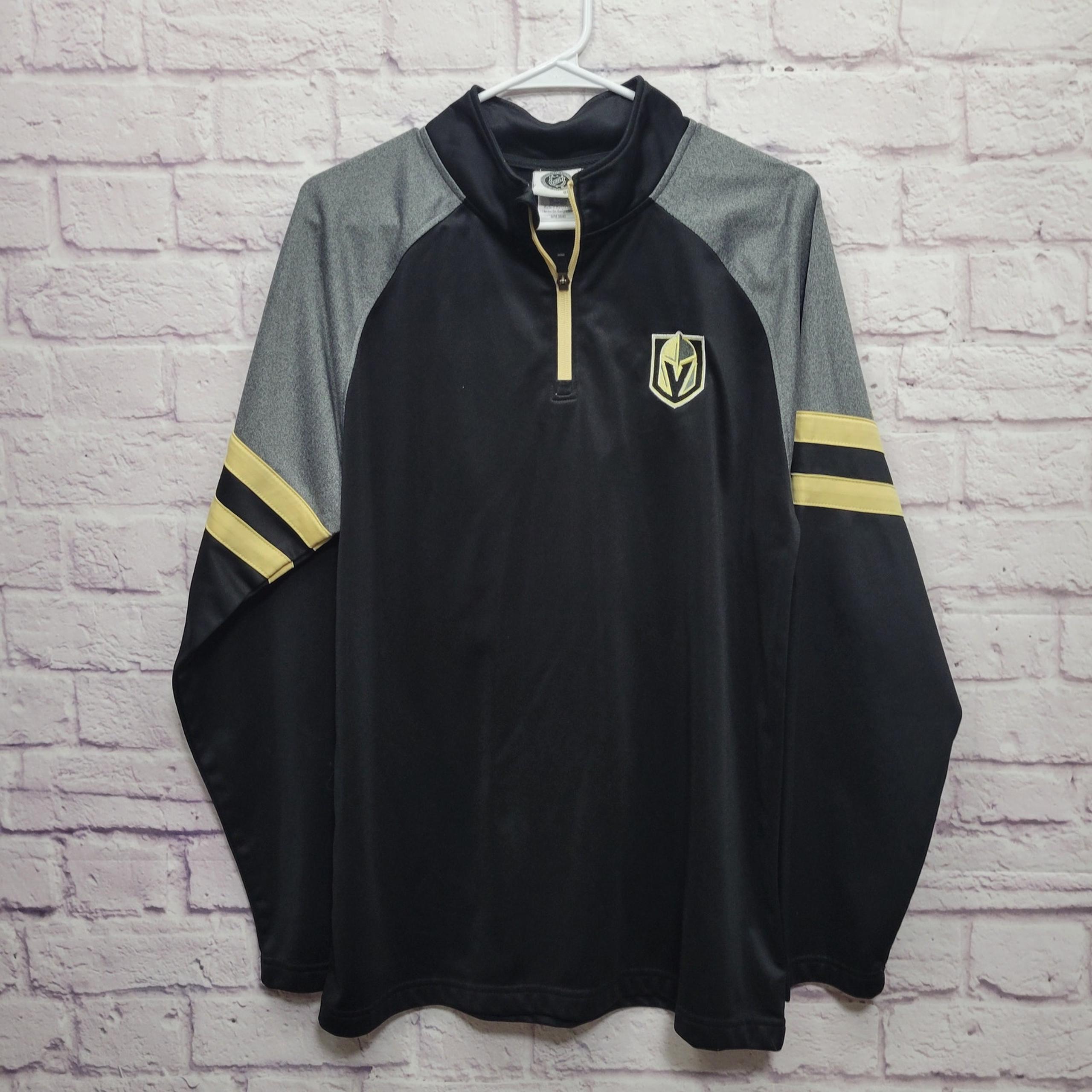 NHL Official Las Vegas Golden Knights 1/4 Zip Pullover Mens M Jacket Sweatshirt