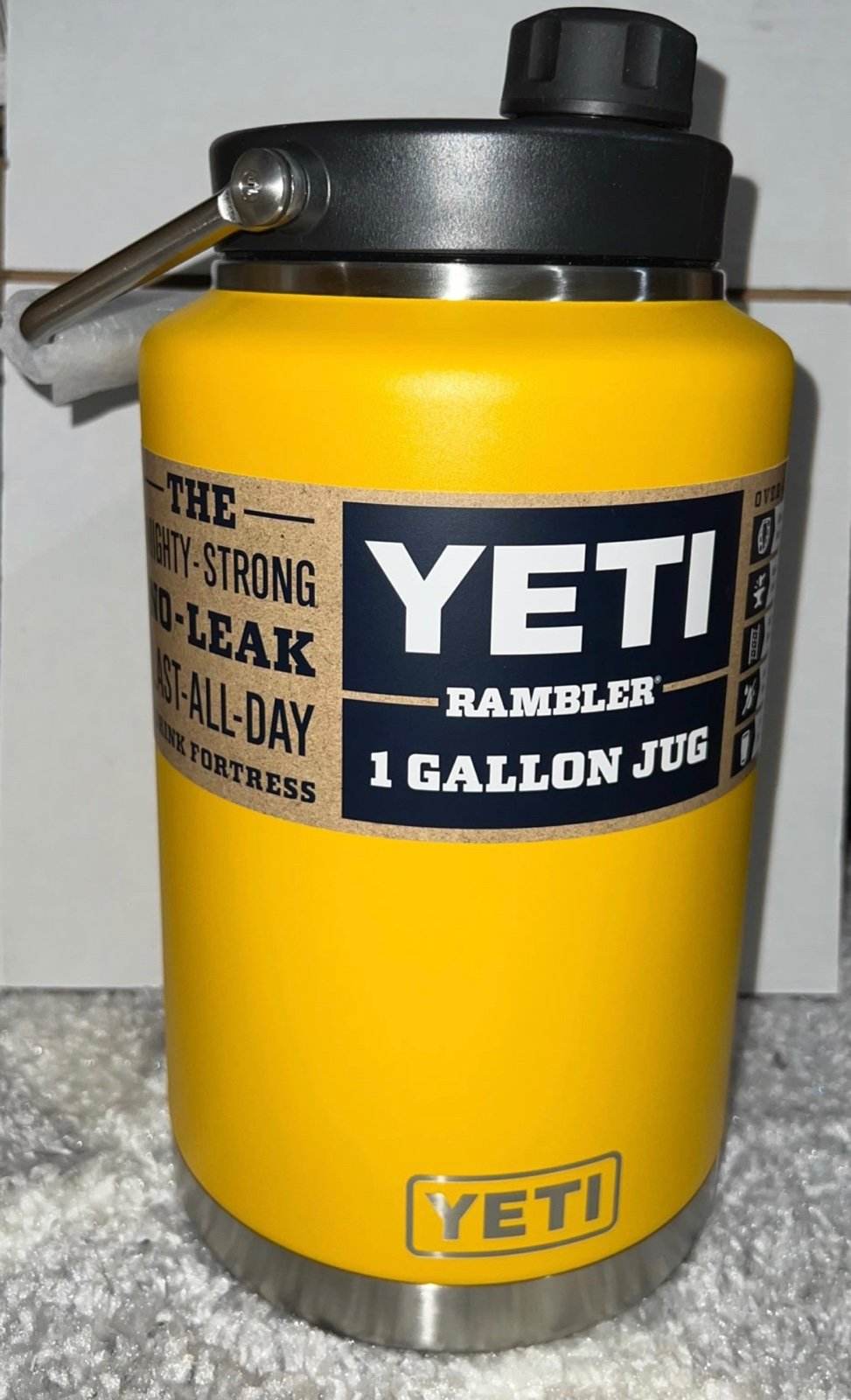 Brand new YETI 1 Gallon Jug Alpine yellow