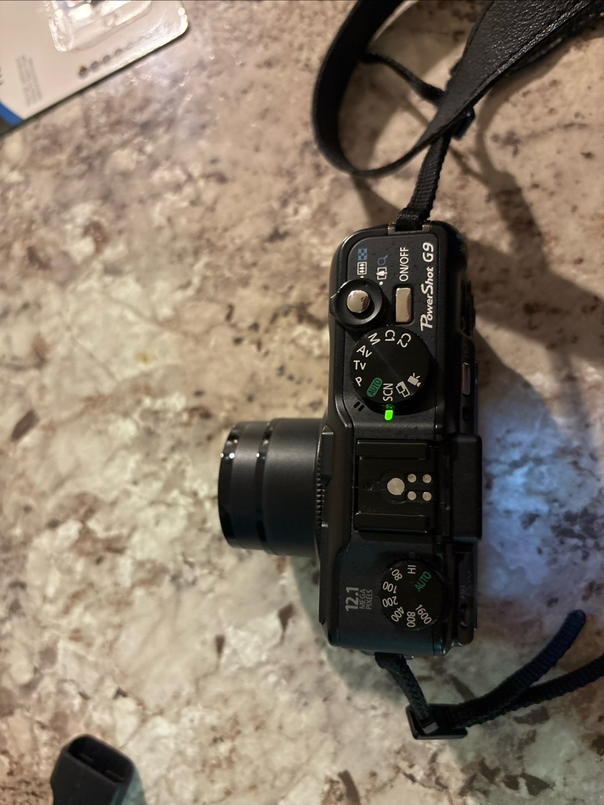 Canon PowerShot G9 12.1MP Black Digital Compact Camera Bundle Tested GUC - detail