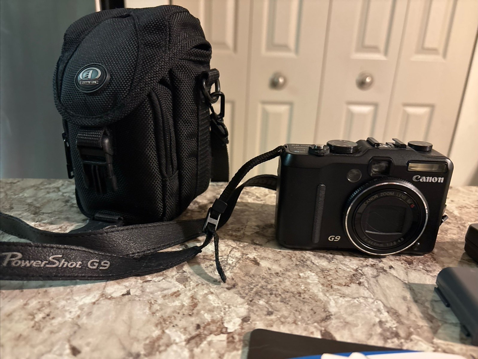 Canon PowerShot G9 12.1MP Black Digital Compact Camera Bundle Tested GUC - detail