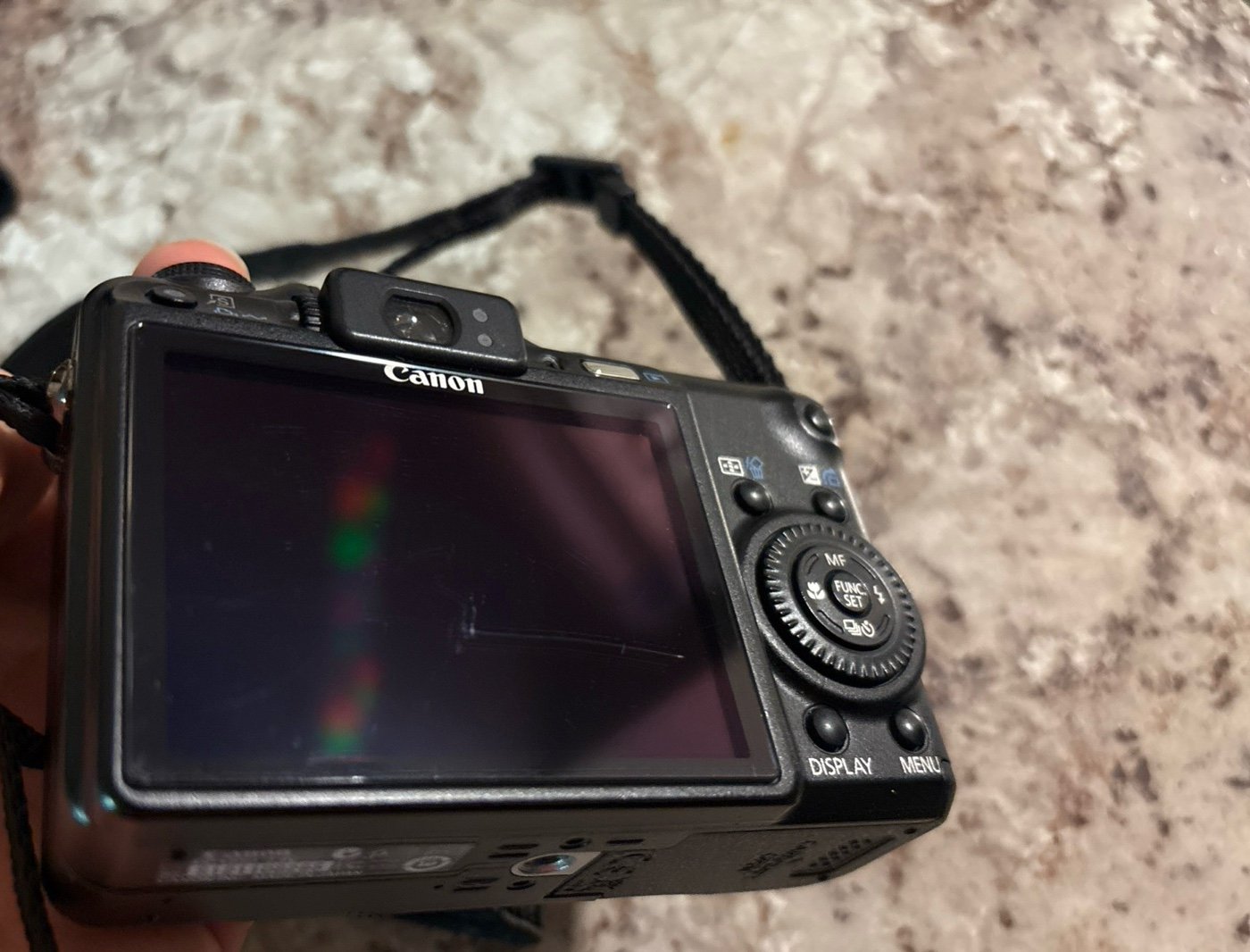 Canon PowerShot G9 12.1MP Black Digital Compact Camera Bundle Tested GUC - detail