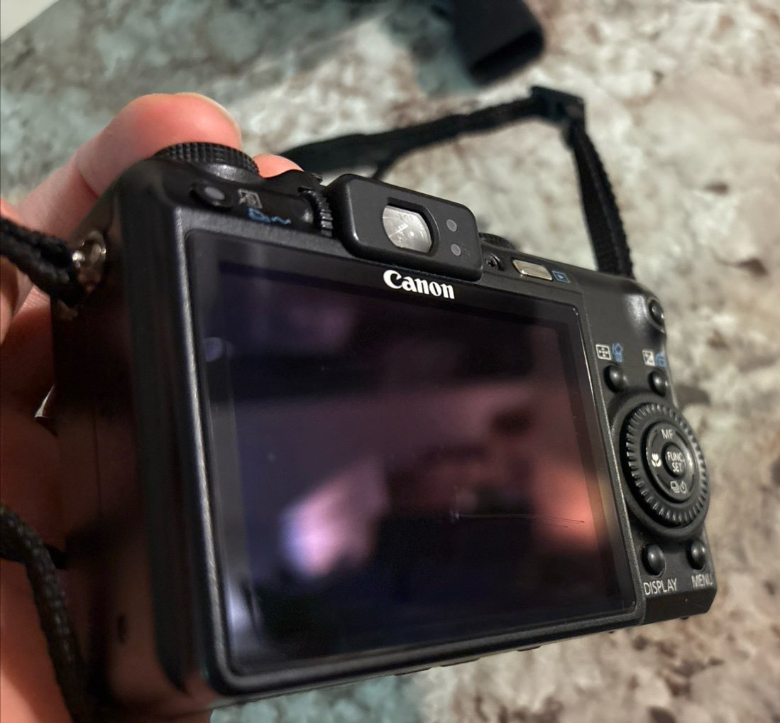 Canon PowerShot G9 12.1MP Black Digital Compact Camera Bundle Tested GUC - detail