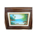 Pair Of Framed Seascape Oil Paintings By Brazilian Artist Mara Camargo