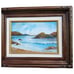Pair Of Framed Seascape Oil Paintings By Brazilian Artist Mara Camargo