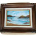 Pair Of Framed Seascape Oil Paintings By Brazilian Artist Mara Camargo