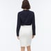 J.Crew No. 2 Pencil® Skirt in Bi-stretch Cotton in White