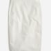 J.Crew No. 2 Pencil® Skirt in Bi-stretch Cotton in White