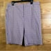 Jones New Stretch Size 14 Plaid Walking Shorts w/Front Pockets
