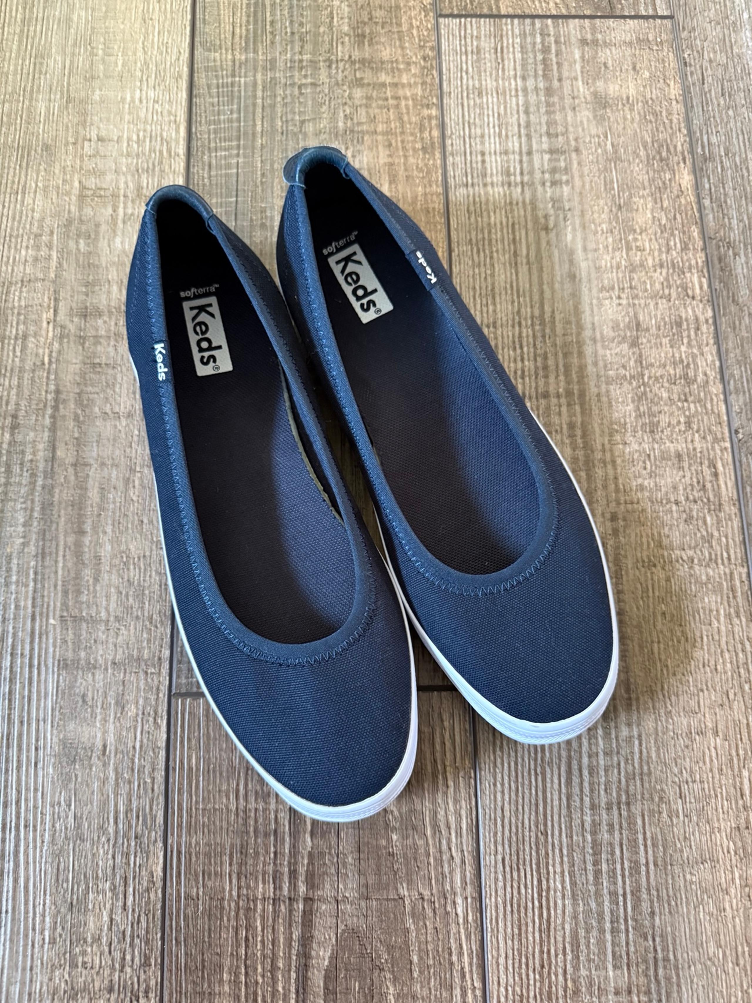 Women’s Keds Bryn Canvas Slip Ons Sz. 7.5 Navy NWOT