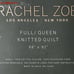 Rachel Zoe Knitted Quilt - Full/Queen - Checkered and Reversible 100% Cotton