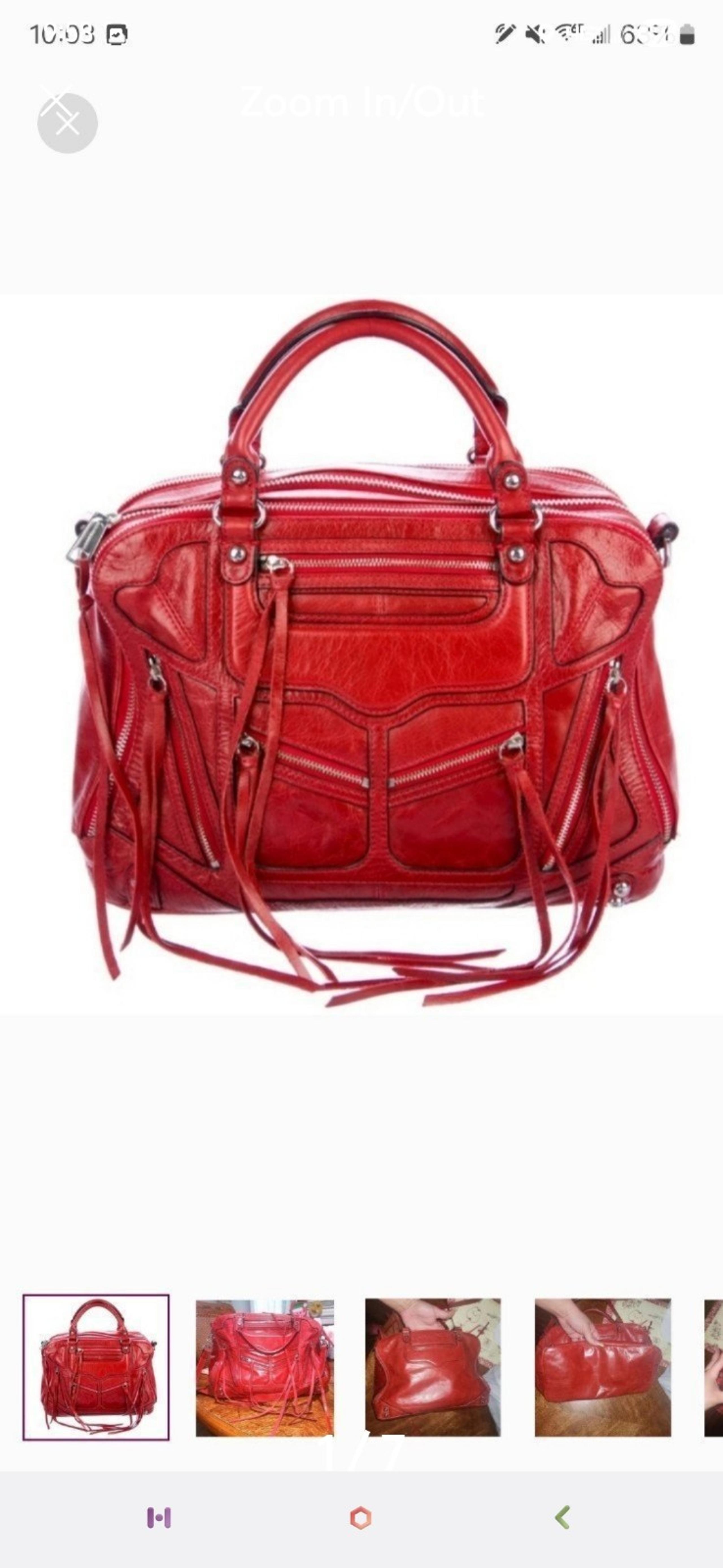 REBECCA MINKOFF TRIPLE-ZIP JEALOUS BAG