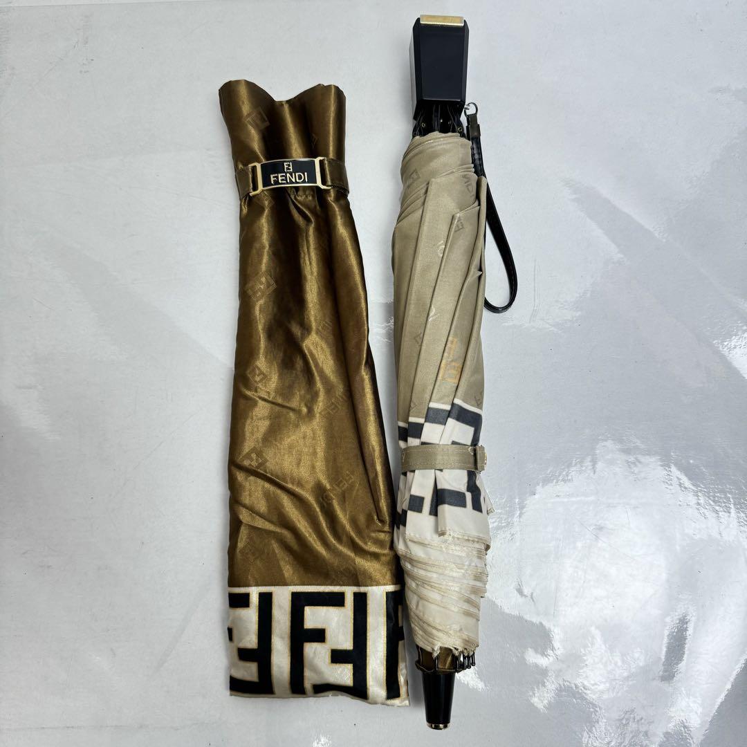 DA406 【Excellent Condition】 FENDI Folding Umbrella