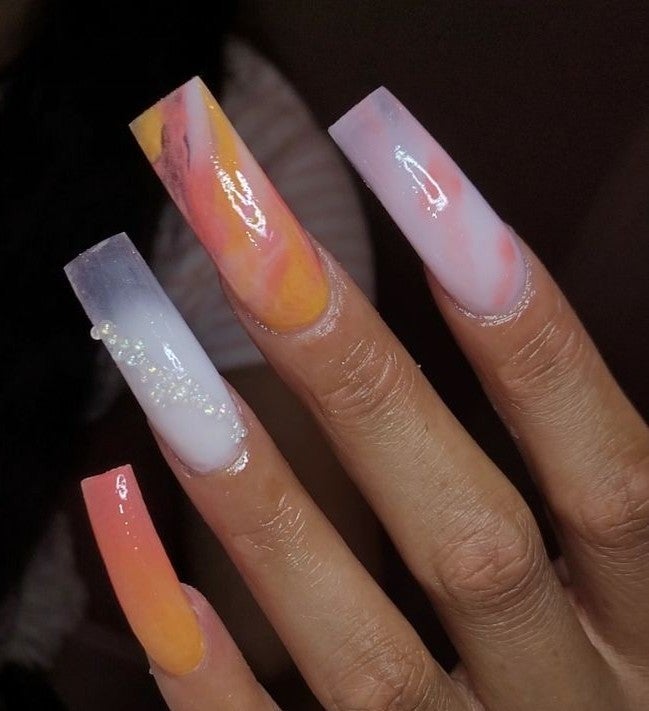 Sunrise Acrylic Press on Nails