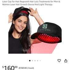 Laser hair growth cap