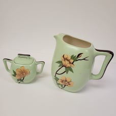 California Pottery Weil Ware Pitcher and Sugar