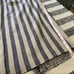 ASTR the Label Linen Blend Blue and Cream Striped Wide Leg Cropped Pants