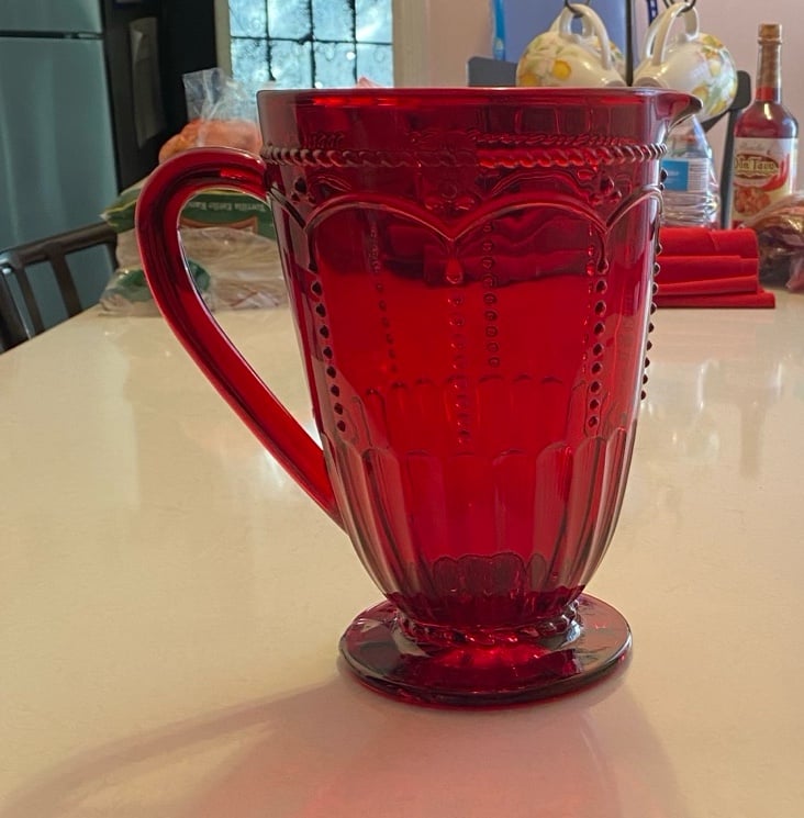 Princess House Glass Pitcher