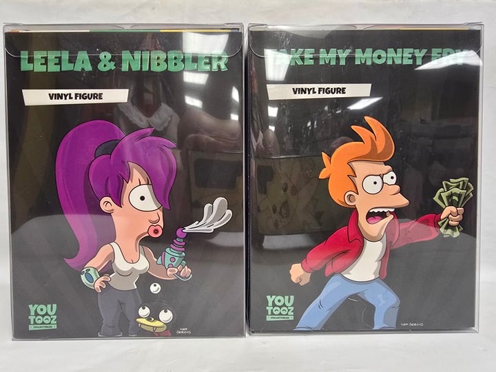 Leela & Nibbler And Fry Youtooz Futurama Set - New -