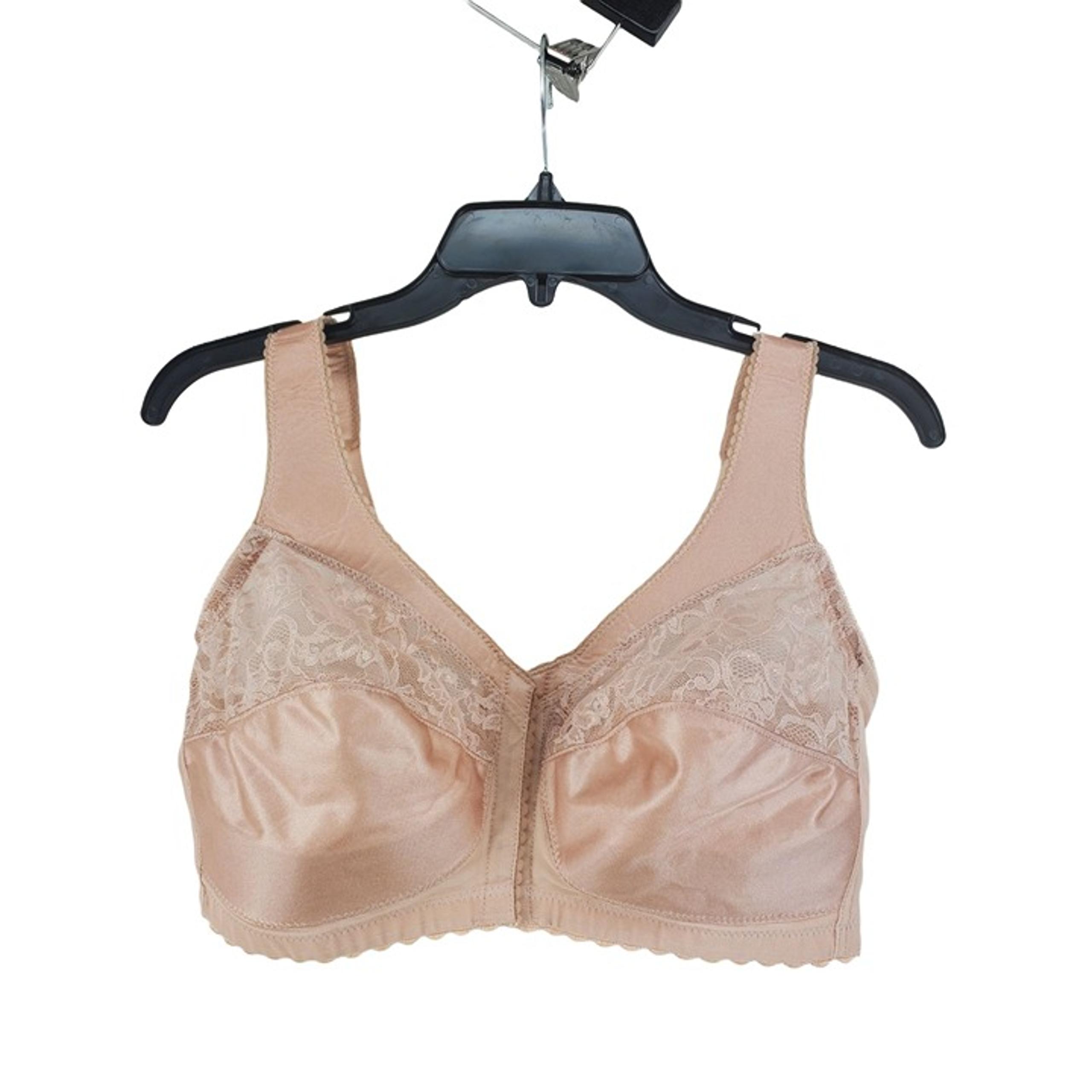 Glamorise Magic Life Minimizer Bra Size 38D Cafe Wirefree