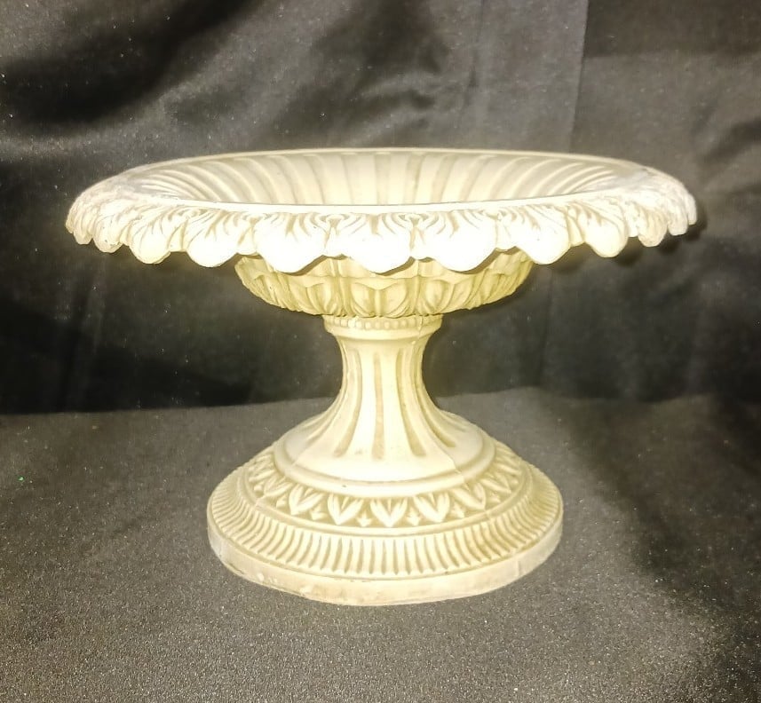 Vintage Cast Iron Pedestal Bowl Riser Multipurpose Stand Primitive Rustic Patina