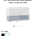 Bath Tissue Dispenser - Plastic, Double Roll